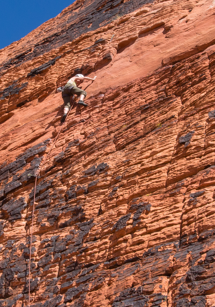 rock climber, Red Rocks, Nevada