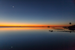 Moon and Venus Reflection, Pine Island, Florida